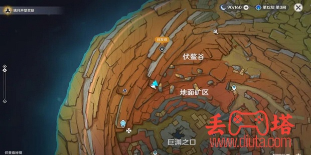 原神层岩巨渊老石位置分布图？-12